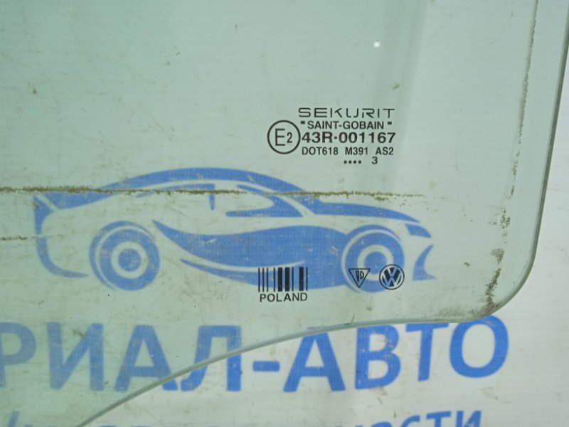 Стекло двери заднее левое Cayenne 2003-2007 955