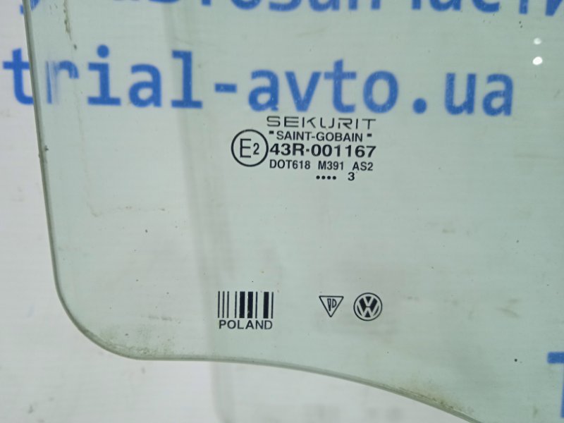 Стекло двери заднее правое Cayenne 2003-2007 955