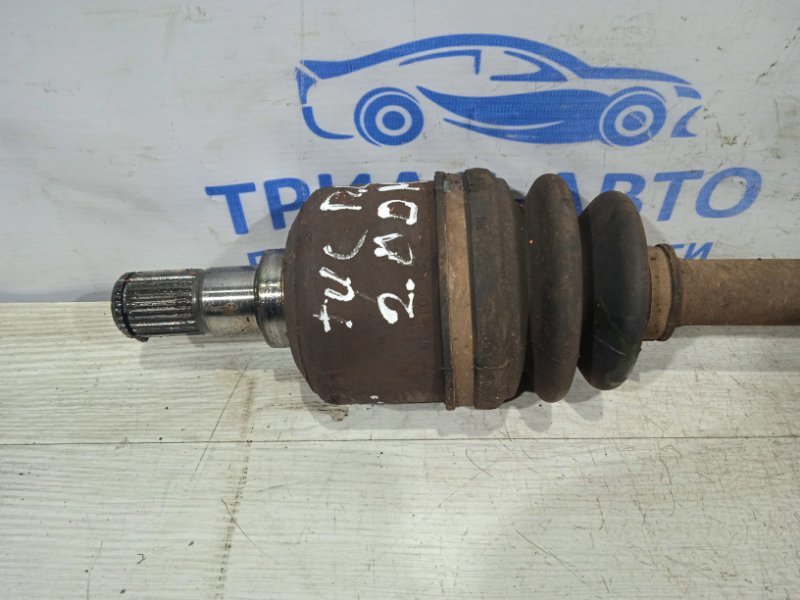 Привод передний левый АКПП Tucson 2004-2009 JM 2.0 дизель