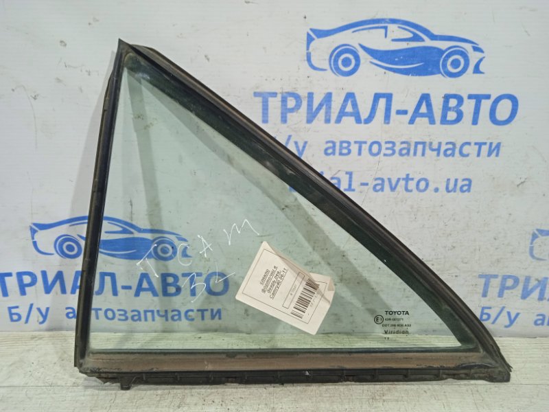 Стекло двери задней левой (форточка) Toyota Camry 2006-2011 XV40 6812433060 контрактная
