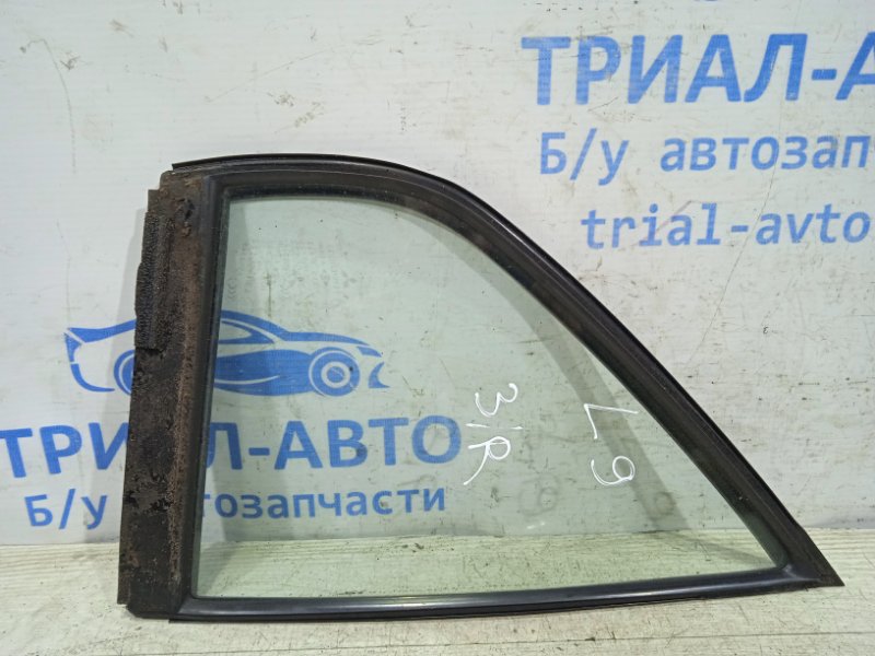 Стекло двери задней правой (форточка) Mitsubishi Lancer 2003-2009 9 1.6 MR525826 контрактная
