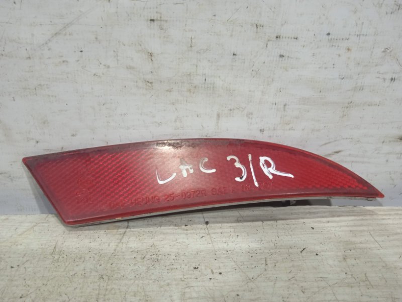 Катафот правый Chevrolet Lacetti 2004-2013 J200 1.8 LDA 96551203 контрактная