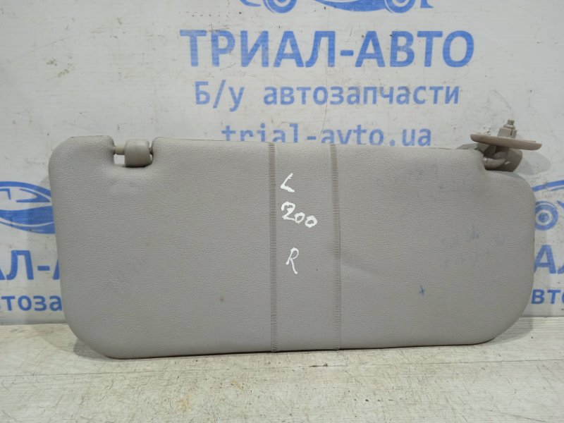 Козырек солнцезащитный правый Mitsubishi L200 2006-2015 KB 7620A168HB контрактная