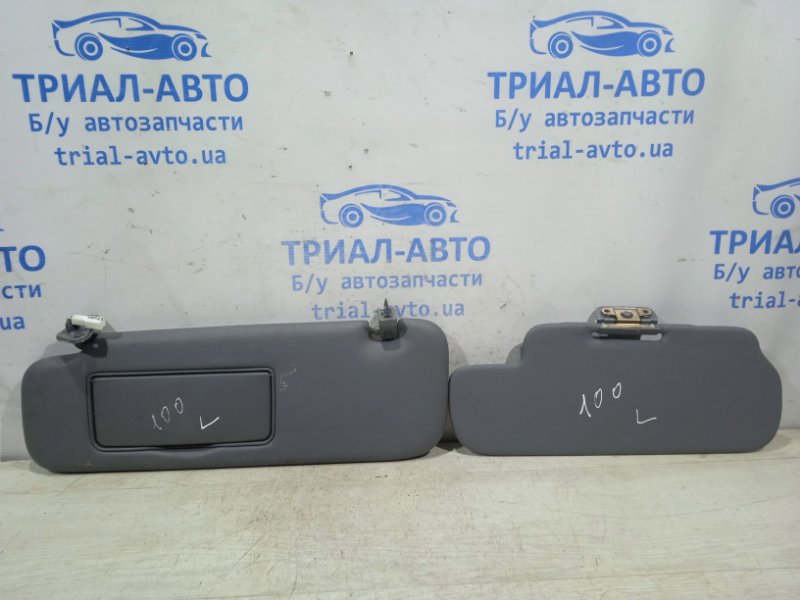 Козырек солнцезащитный левый Toyota Land Cruiser 1998-2007 J100 7432060771A0 контрактная