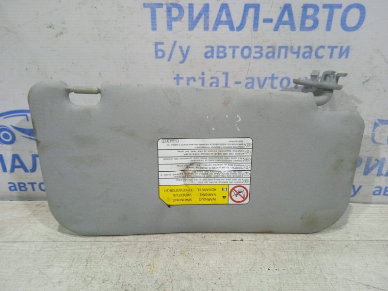 Козырек солнцезащитный левый Mitsubishi Lancer 10