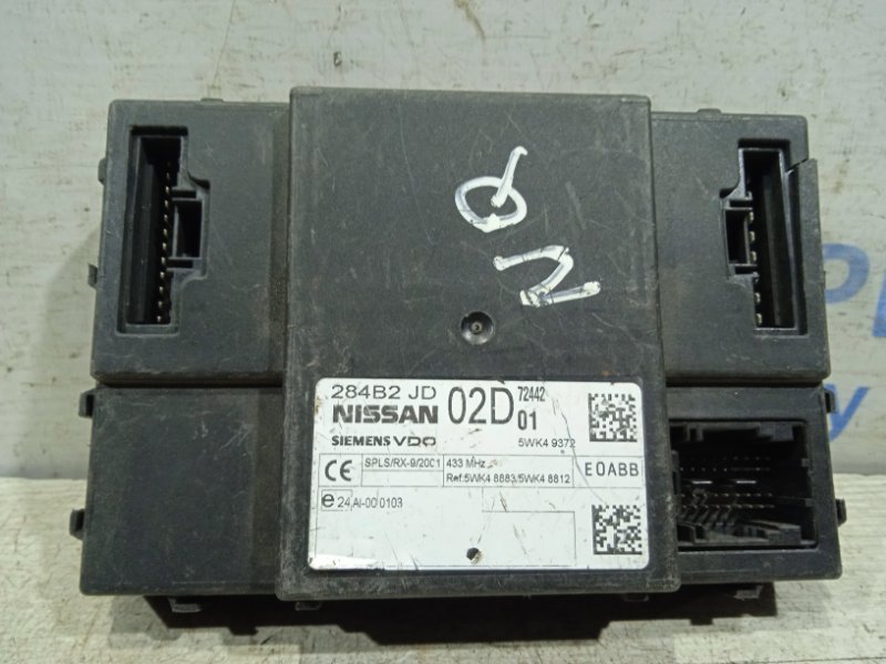 Блок комфорта Nissan Qashqai 2006-2013 J10 2.0 284B2JD Б/У