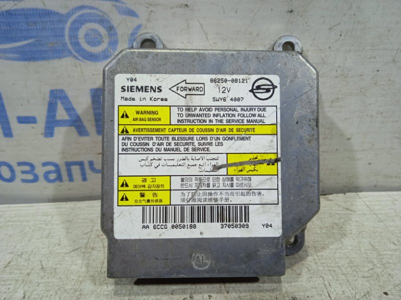 Блок управления AIRBAG SsangYong Rexton 2001-2007 Y200 8625008121 контрактная