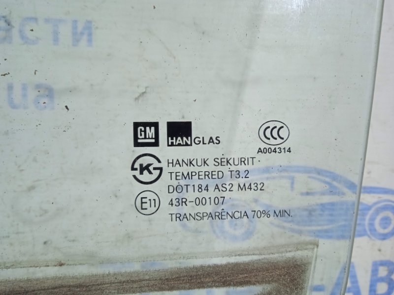 Стекло двери заднее левое Lacetti 2004-2013 J200 1.8