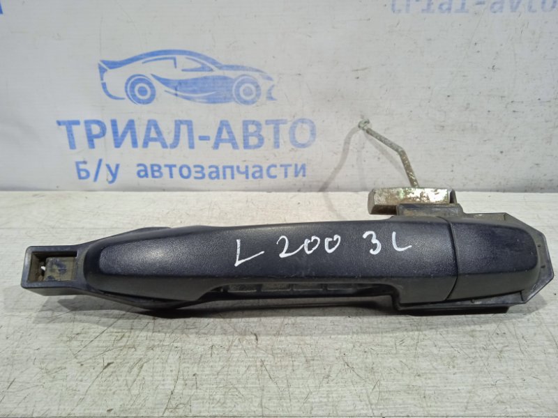 Ручка двери внешняя задняя левая Mitsubishi L200 2006-2015 KB 5716A032 контрактная