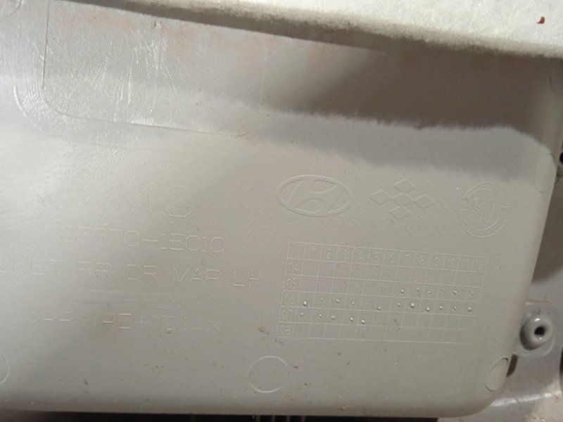 Карта двери задней левой Hyundai Accent MC Карта двери задней левой Hyundai Accent MC