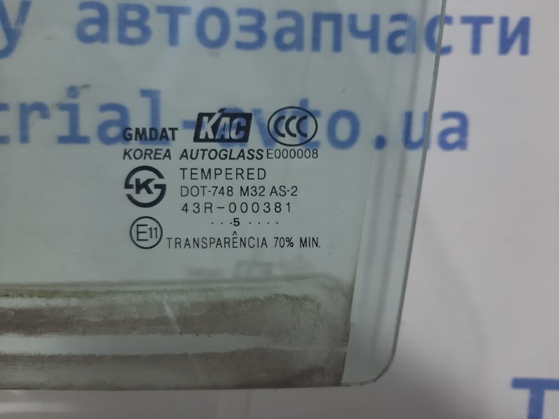 Стекло двери заднее левое Lacetti 2004-2013 J200 1.8