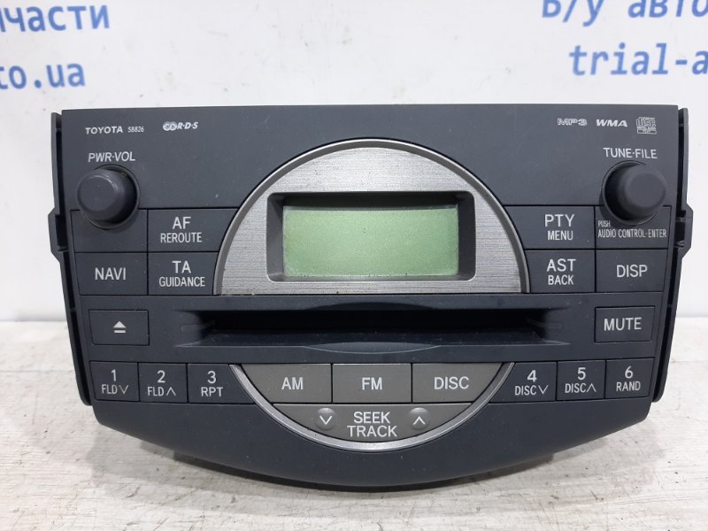 Магнитофон Toyota RAV 4 2005-2012 A30 2.0 бензин 8612042140 Б/У