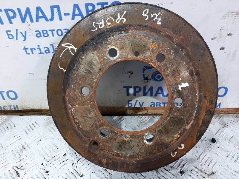 Диск тормозной задний Mitsubishi Pajero Sport 1996-2008 K9 2.5 Diesel MB618797 Б/У