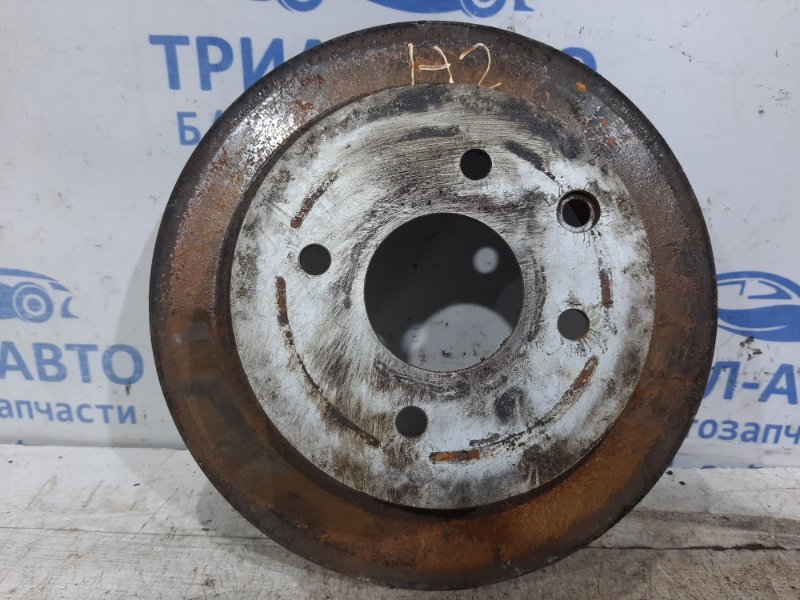 Диск тормозной задний Nissan Tiida 2004-2014 C11 1.6 Бензин HR16 МКПП 43206EM10A Б/У