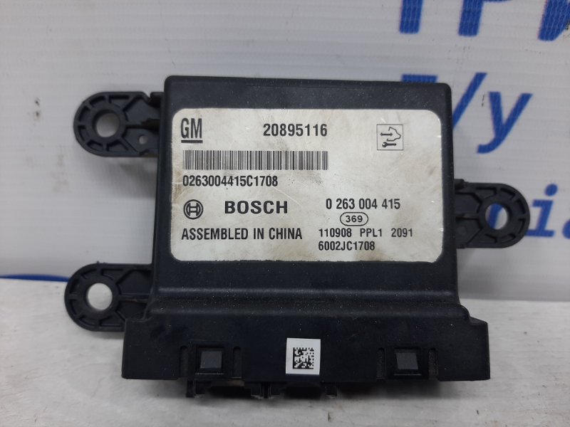 Блок управления парктрониками Chevrolet Cruze 2009-2016 J300 1.8 F18D4 20895116 Б/У
