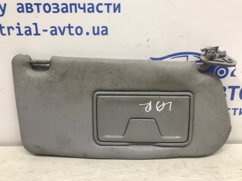 Козырек солнцезащитный правый Mitsubishi Lancer 2003-2009 9 1.6 бензин 4G18 MN151500HA Б/У