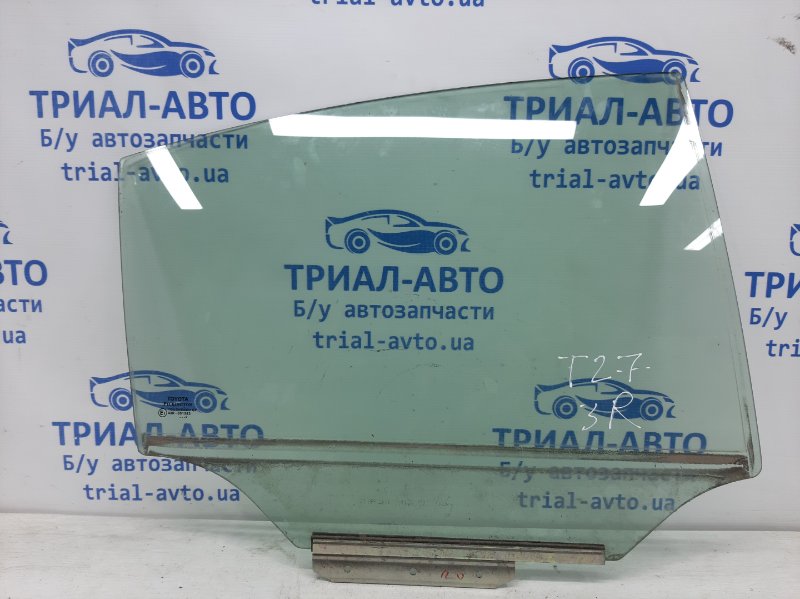 Стекло двери заднее правое Toyota Avensis 2009-2018 T27 1.8 бензин 2ZRFAE 6810305140 Б/У
