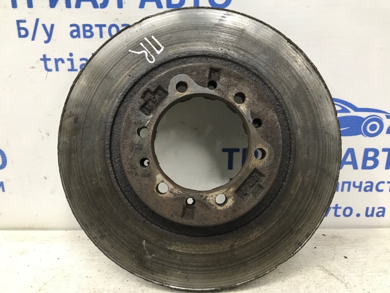 Диск тормозной передний Mitsubishi Pajero Sport 1996-2008 K9 2.5 Diesel MB618716 Б/У