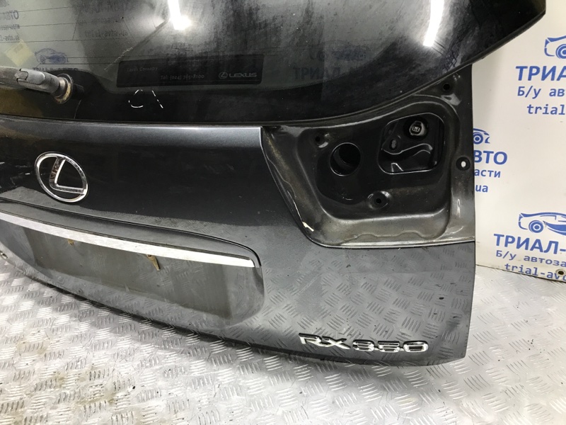 Крышка багажника RX 350 2003-2009 XU30 3.5 Бензин 2GRFE Крышка багажника RX 350 2003-2009 XU30 3.5 Бензин 2GRFE