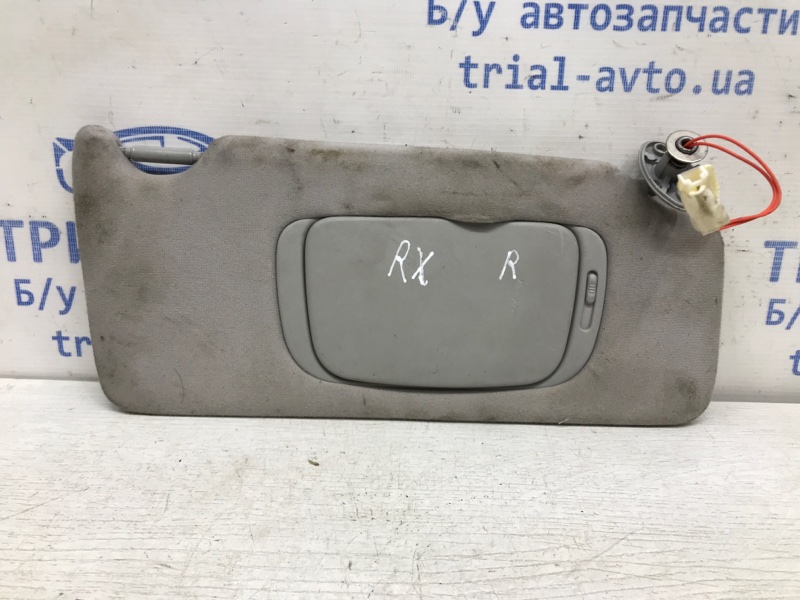 Козырек солнцезащитный правый Lexus RX 350 2003-2009 XU30 3.5 Бензин 2GRFE 74310-0W251-B0 Б/У