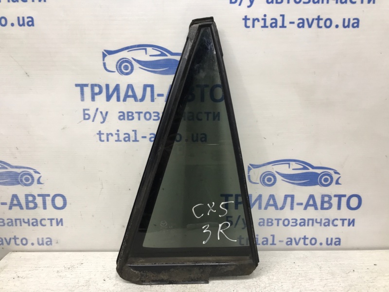 Стекло двери задней правой (форточка) Mazda CX 5 2011-2017 KE 2.2 diesel KD4772661A Б/У