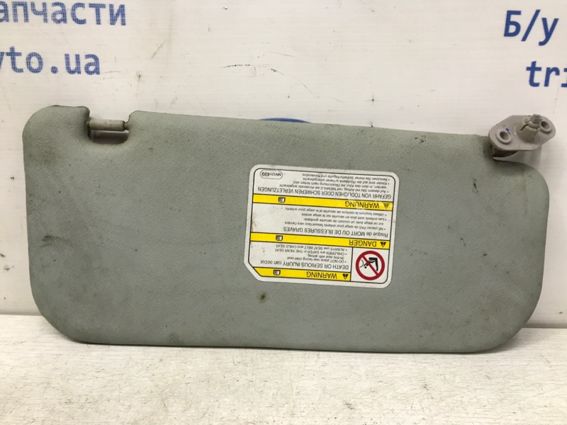 Козырек солнцезащитный левый Mitsubishi L200 KB 2.5 дизель 4D56U МКПП Козырек солнцезащитный левый Mitsubishi L200 KB 2.5 дизель 4D56U МКПП