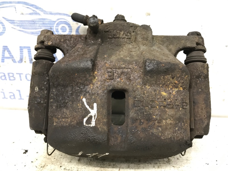Суппорт передний правый Nissan Qashqai 2013-2022 J11 1.2 Бензин HRA2DDT 410014EA0A Б/У