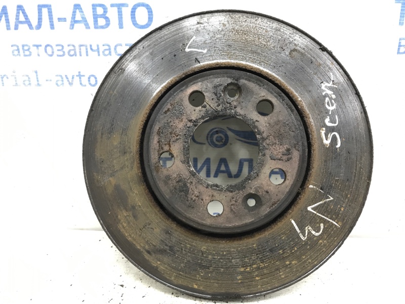 Диск тормозной передний Renault Scenic 2009-2016 J95 1.5 Diesel K9K 402066949R Б/У