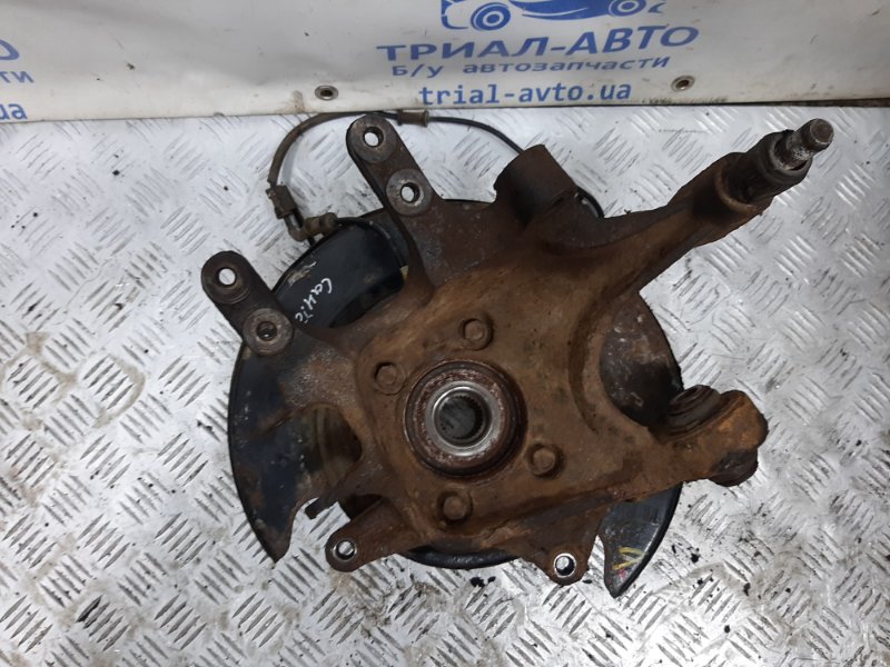 Цапфа задняя левая со ступицей Hyundai Santa fe 2012-2019 DM 2.2 diesel D4HB 52710-2W100 Б/У