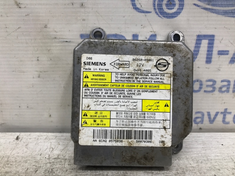 Блок AIRBAG SsangYong Kyron 2005-2016 DJ 2.0 diesel D20Dt 86250-09061 Б/У