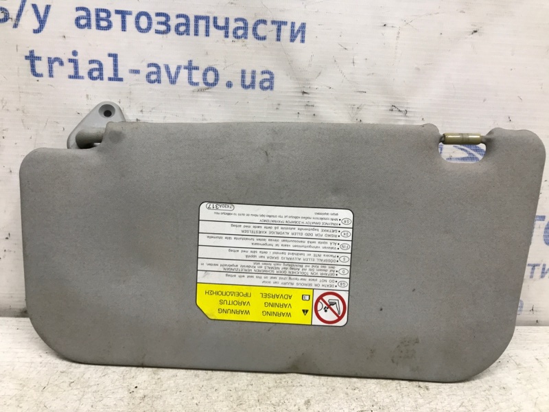 Козырек солнцезащитный правый Lancer 2007-2017 10 1.5 бензин 4a91