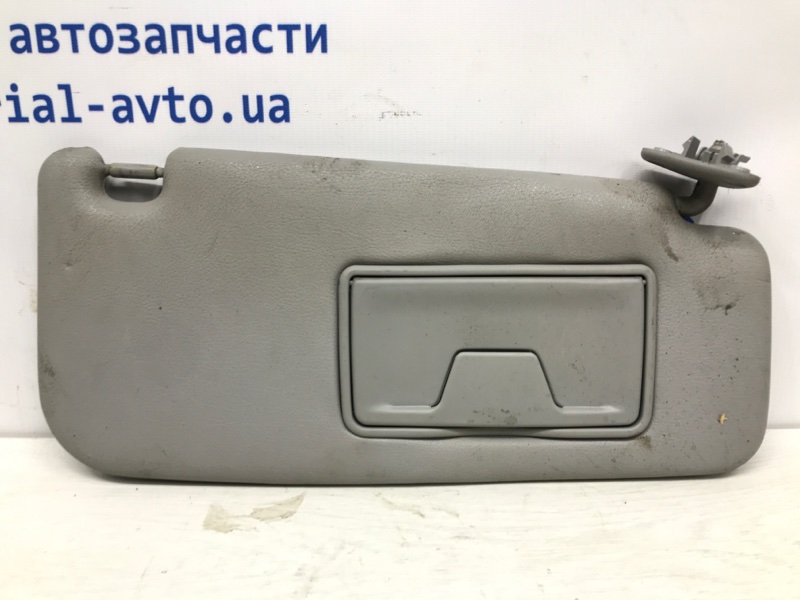 Козырек солнцезащитный правый Mitsubishi Outlander 2003-2007 CU 2.4 бензин 4G69 7620A023HA Б/У