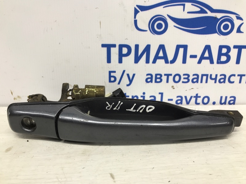 Ручка двери внешняя передняя правая Mitsubishi Outlander 2003-2007 CU 2.4 бензин 4G69 MR652307 Б/У