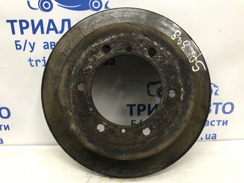 Диск тормозной задний Mitsubishi Pajero Sport 1996-2008 K9 2.5 Diesel 4D56 МКПП MB618797 Б/У