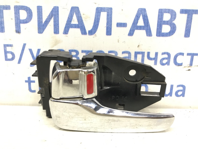 Ручка двери внутренняя левая Mitsubishi Outlander 2003-2007 CU 2.4 бензин 4G69 MR626116 Б/У