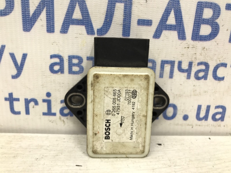 Датчик ускорения ESP Nissan Qashqai 2006-2013 J10 2.0 47931JD00A Б/У
