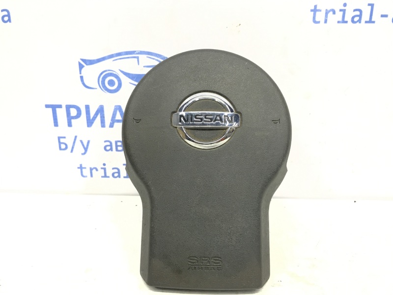 Подушка безопасности в руль Nissan Navara 2005-2015 D40 2.5 Diesel YD25DDTI 98510EB302 Б/У