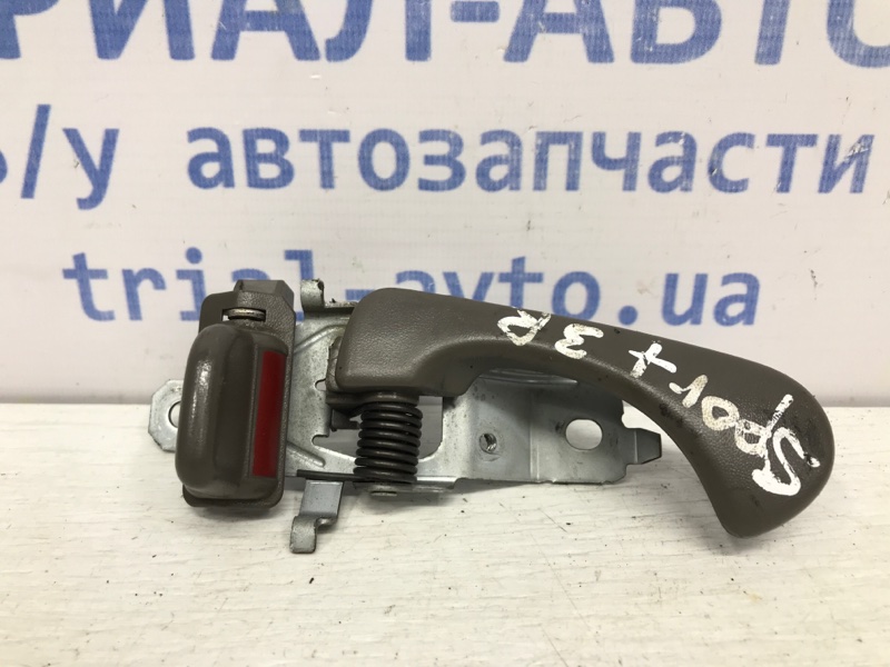 Ручка двери внутренняя правая Mitsubishi Pajero Sport 1996-2008 K9 3.0 бензин 6G72 MR763539 Б/У