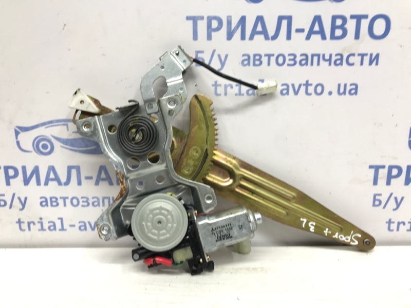 Стеклоподъемник задний левый Mitsubishi Pajero Sport 1996-2008 K9 3.0 бензин 6G72 MR335005 Б/У