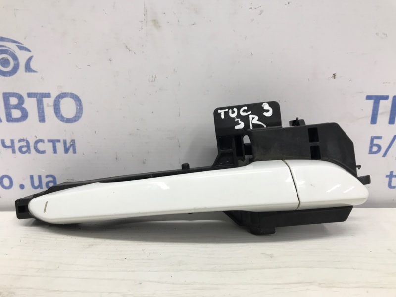 Ручка двери внешняя задняя правая Hyundai Tucson 2015-2021 TL 1.7 diesel D4FD 83665D7000 Б/У