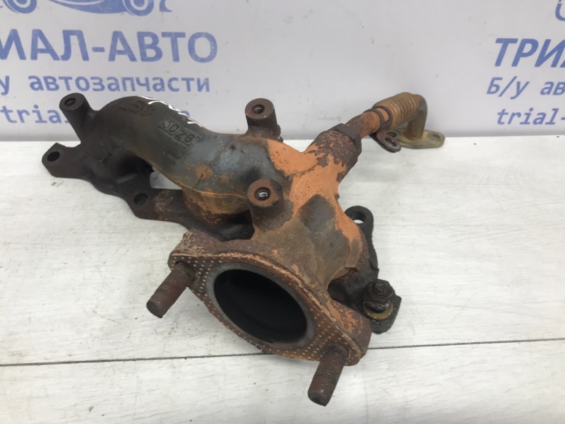 Коллектор выпускной Mitsubishi Pajero Sport 1996-2008 K9 3.0 бензин 6G72 MR450954 Б/У