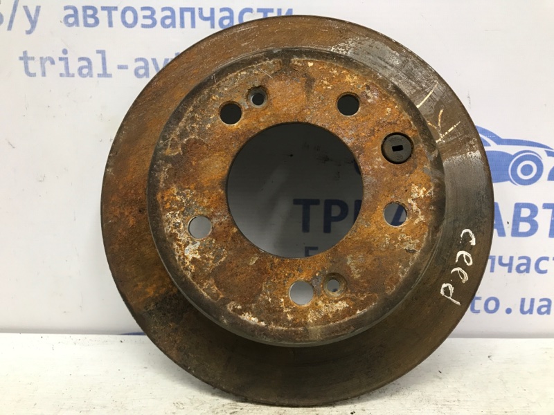Диск тормозной задний KIA Ceed 2006-2012 ED 1.6 diesel D4FB 584111H300 Б/У