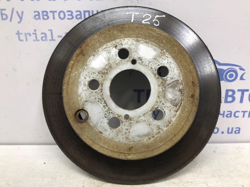 Диск тормозной задний Toyota Avensis 2003-2009 T25 2.0 diesel 1CDFTV 4243105030 Б/У
