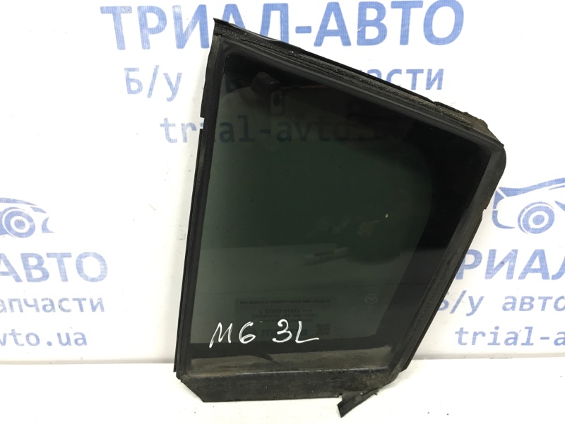 Запчасть стекло двери задней левой (форточка) Mazda 6 2012- GJ 2.2 diesel GHK5-73-661C Б/У Стекло двери задней левой (форточка) Mazda 6 2012- GJ 2.2 diesel GHK5-73-661C Б/У