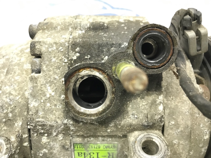 Компрессор кондиционера Korando 2010-2019 C200 2.0 diesel D20Dt Компрессор кондиционера Korando 2010-2019 C200 2.0 diesel D20Dt