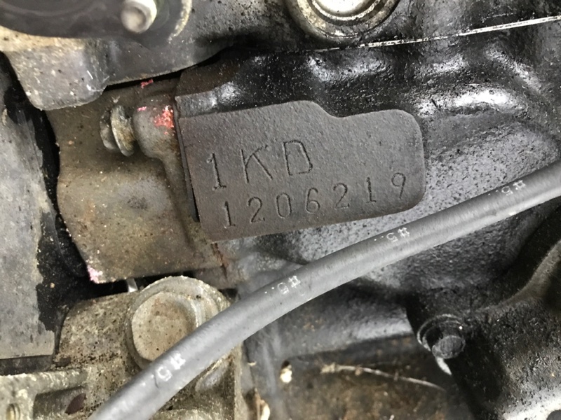 Двигатель Prado 2002-2009 J120 3.0 Diesel 1KDFTV