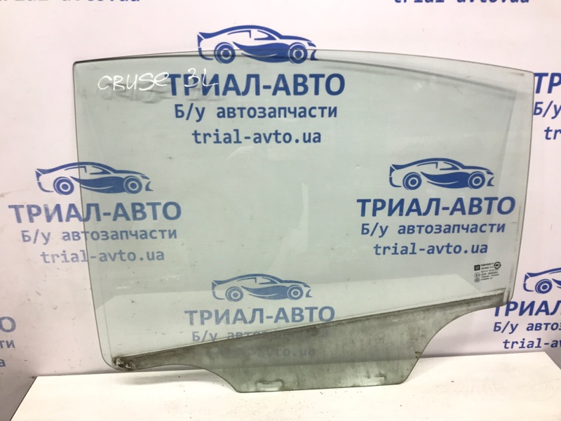 Стекло двери заднее левое Chevrolet Cruze 2009-2016 J300 1.6 бензин F16D4 96833085 Б/У