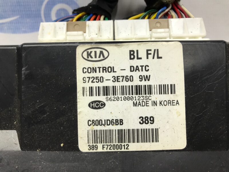 Блок управления климат-контролем Sorento 2002-2009 BL 2.5 diesel D4CB МКПП