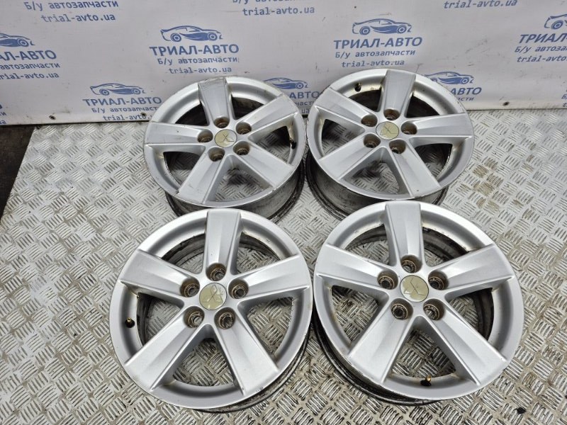 Диски титан комплект R16 Mitsubishi Lancer 2007-2017 10 1.5 бензин 4a91 MN101945 Б/У