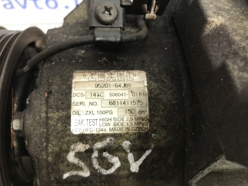 Компрессор кондиционера Grand Vitara 2005-2016 JT 2.0 Бензин J20A Компрессор кондиционера Grand Vitara 2005-2016 JT 2.0 Бензин J20A